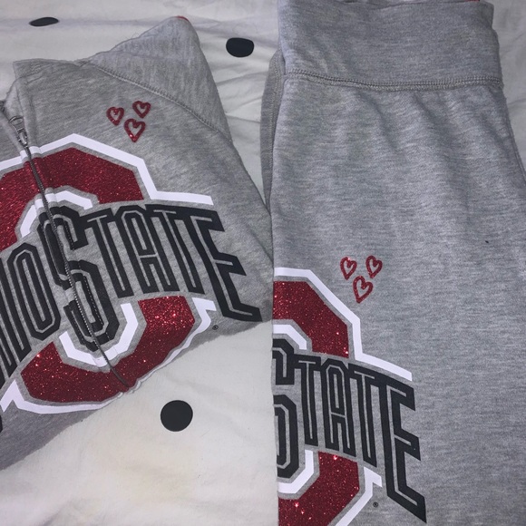 The Ohio state university glitter zip sweatsuit - Picture 1 of 5